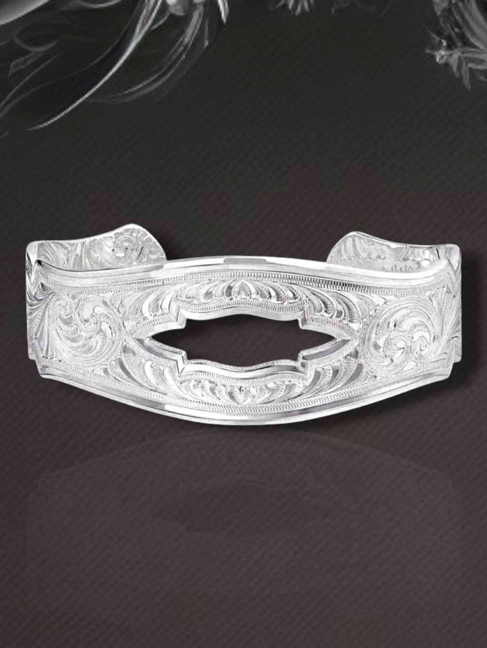 Montana Silversmiths Rodeo Sage Silver Cut-out‎ Cuff Bracelet Retail $85 ~ New